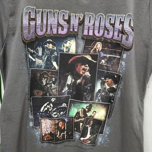 Guns N Roses Live Concert Tee Shirt Gray Size Large - Picture 4 of 7